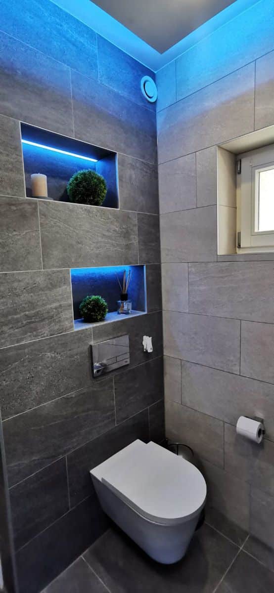 Fliesenverlegung - Beispiel Badezimmer